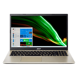 Notebook Acer A115-32-C6LV CEL N4500 / 128GB SSD/ 4GB RAM/ Tela 15.6" / Windows 10 - Gold
