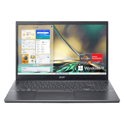 Notebook Acer A515-47-R3Y6 AMD Ryzen 5-5625U 8GB RAM / 512SSD / Tela 15.6 / Windows 11 - Cinza