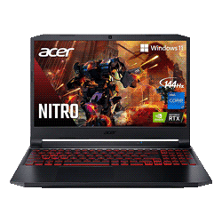 Notebook Acer Nitro 5 AN515-57-79TD I7-11800 / 8GB / 512SSD / Tela 15.6"/ RTX 3050TI 4GB