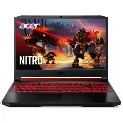 Notebook Acer Nitro / Intel Core i5-9300H / 256GB SSD / 8GB RAM / Tela 15.6" / Windows 10 / Placa de vídeo GTX 1650 4GB - Preto