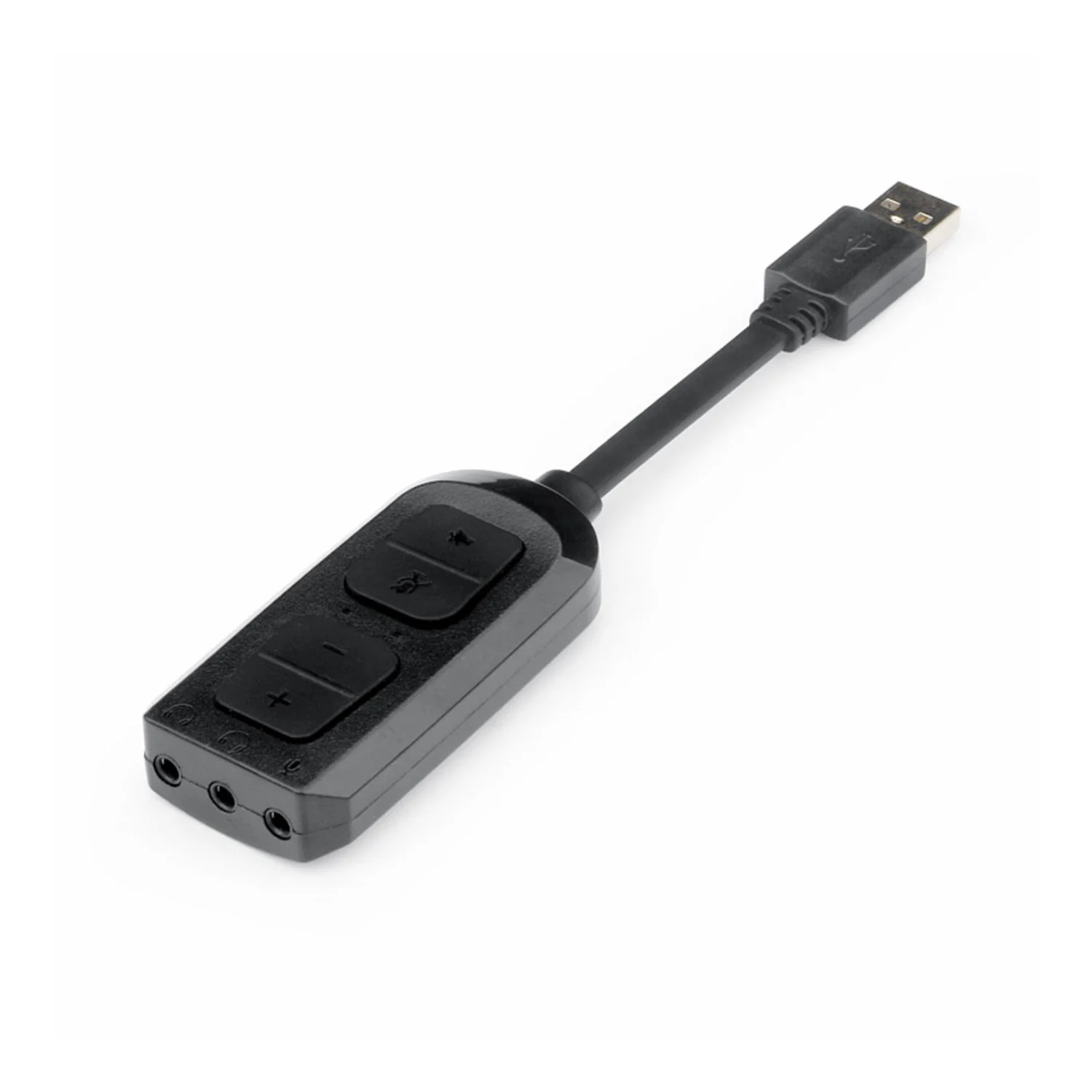 Adaptador Redragon HA-100 Circe USB Sound Adapter (Para P2 ou Jack 3.5) - Preto