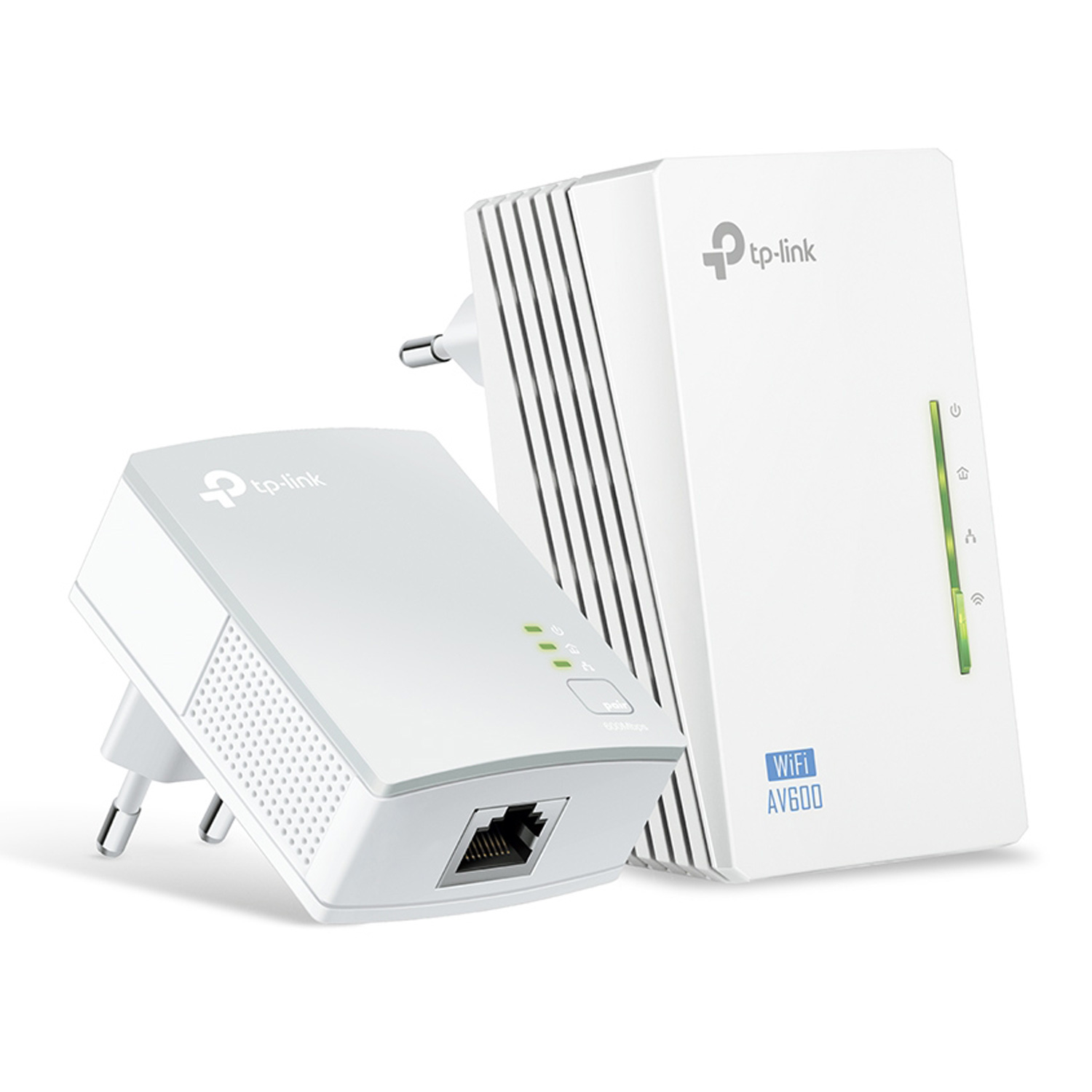 Extensor de Rede Tp-Link Powerline Wi-Fi Kit  AV600 - Branco (TL-WPA4220)