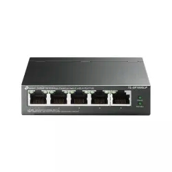 Hub Switch TP-link TL-SF1005LP 5 Portas 1000 Mbps POE Gigabit - Preto