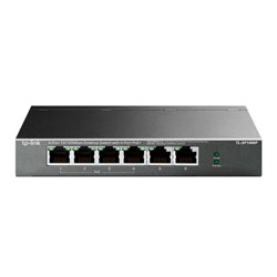 Hub Switch TP-Link TL-SF1006P 6 Portas Gigabit 4POE 100Mbps - Cinza