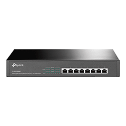 Hub Switch TP-Link TL-SG1008MP 08 Portas 1000Mbps Gigabit - Cinza