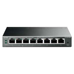 Hub Switch TP-Link TL-SG108PE 8 Portas Gigabit 4POE 1000Mbps - Cinza
