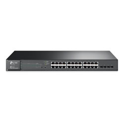 Hub Switch TP-Link TL-SG2428P 24 Portas Gigabit POE+4SFP 1000Mbps - Cinza