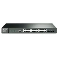 Hub Switch TP-Link TL-SG3428 24 Portas Gigabit SFP JetStream 1000Mbps - Cinza