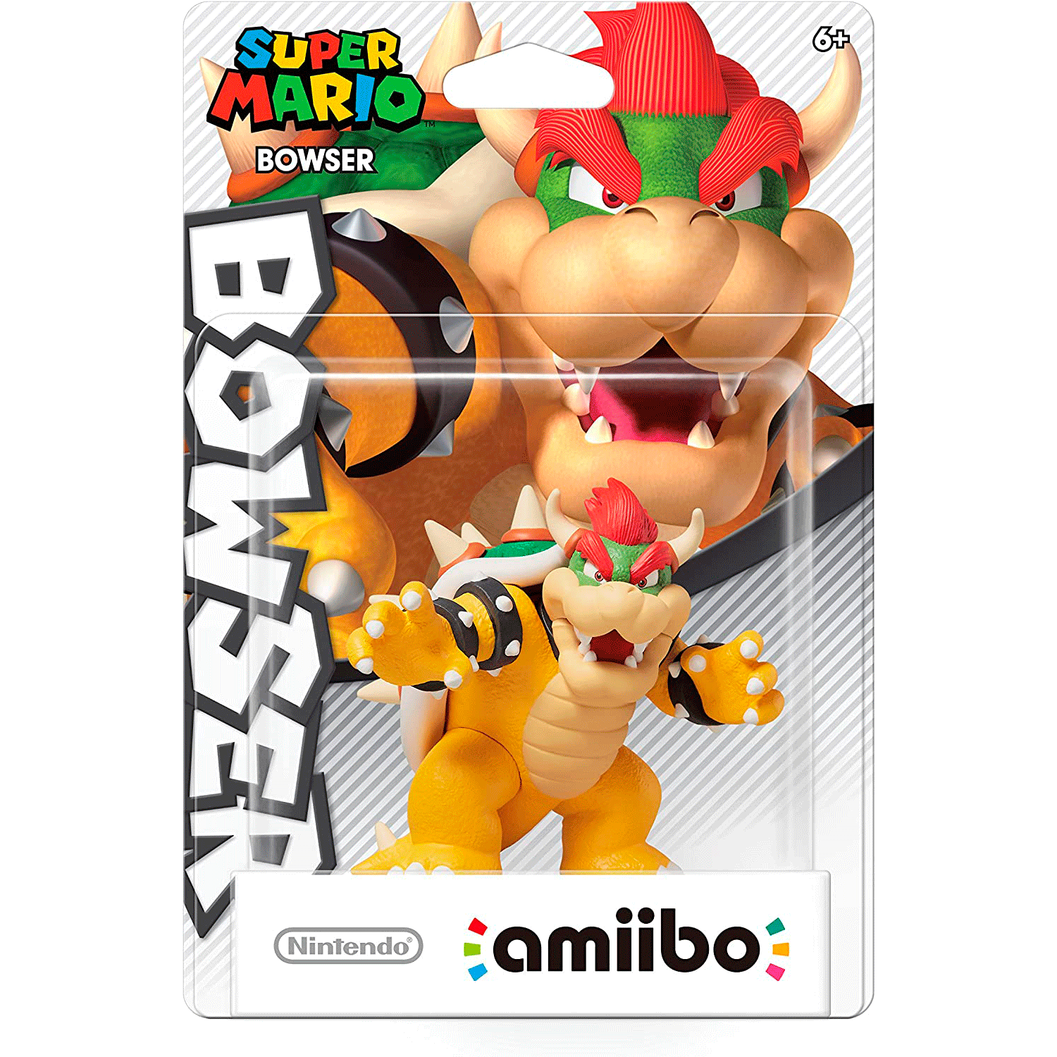 Boneco Amiibo Nintendo Bowser Super Mario - (NVL-C-ABAF)