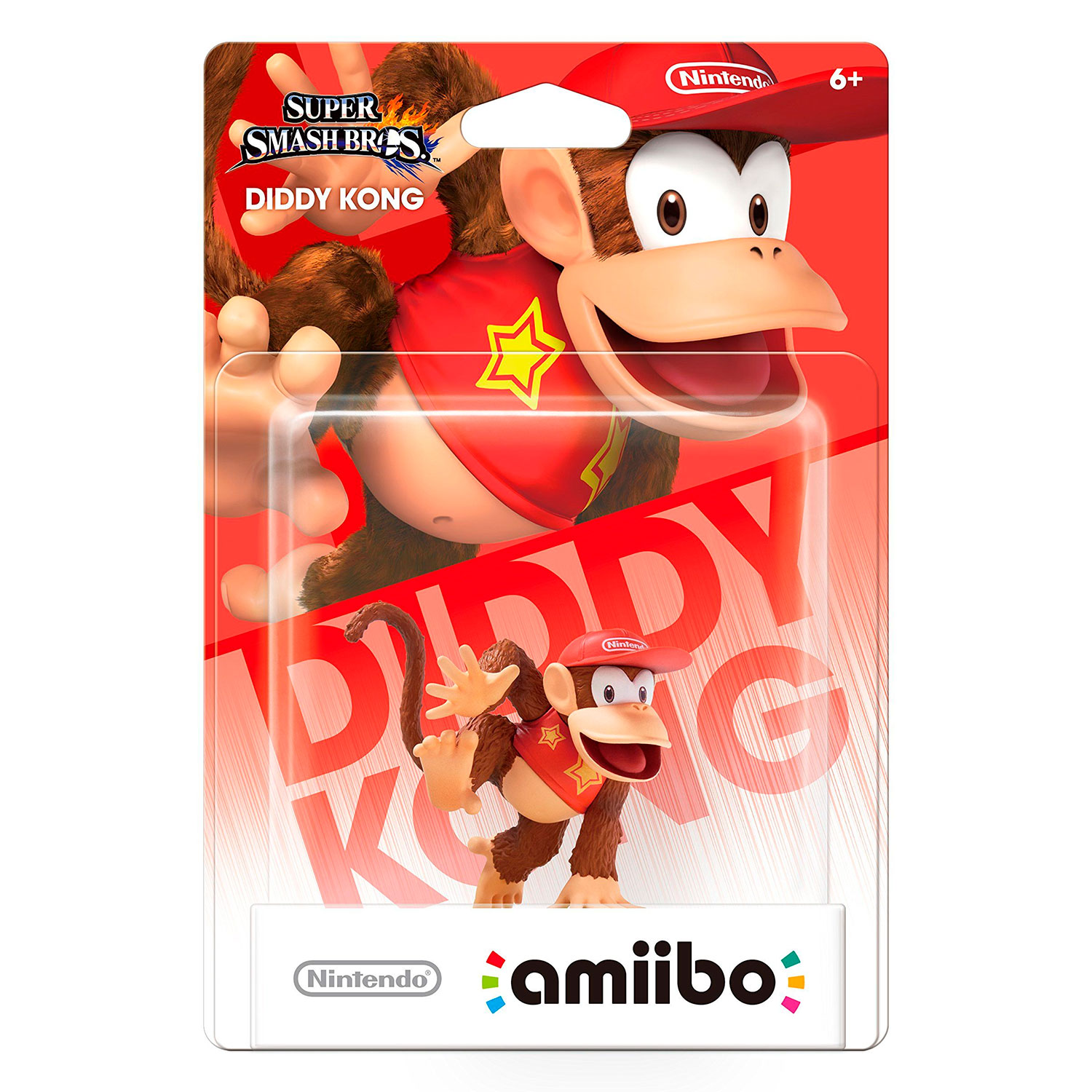Boneco Amiibo Nintendo Diddy Kong - NVL-C-AAAP
