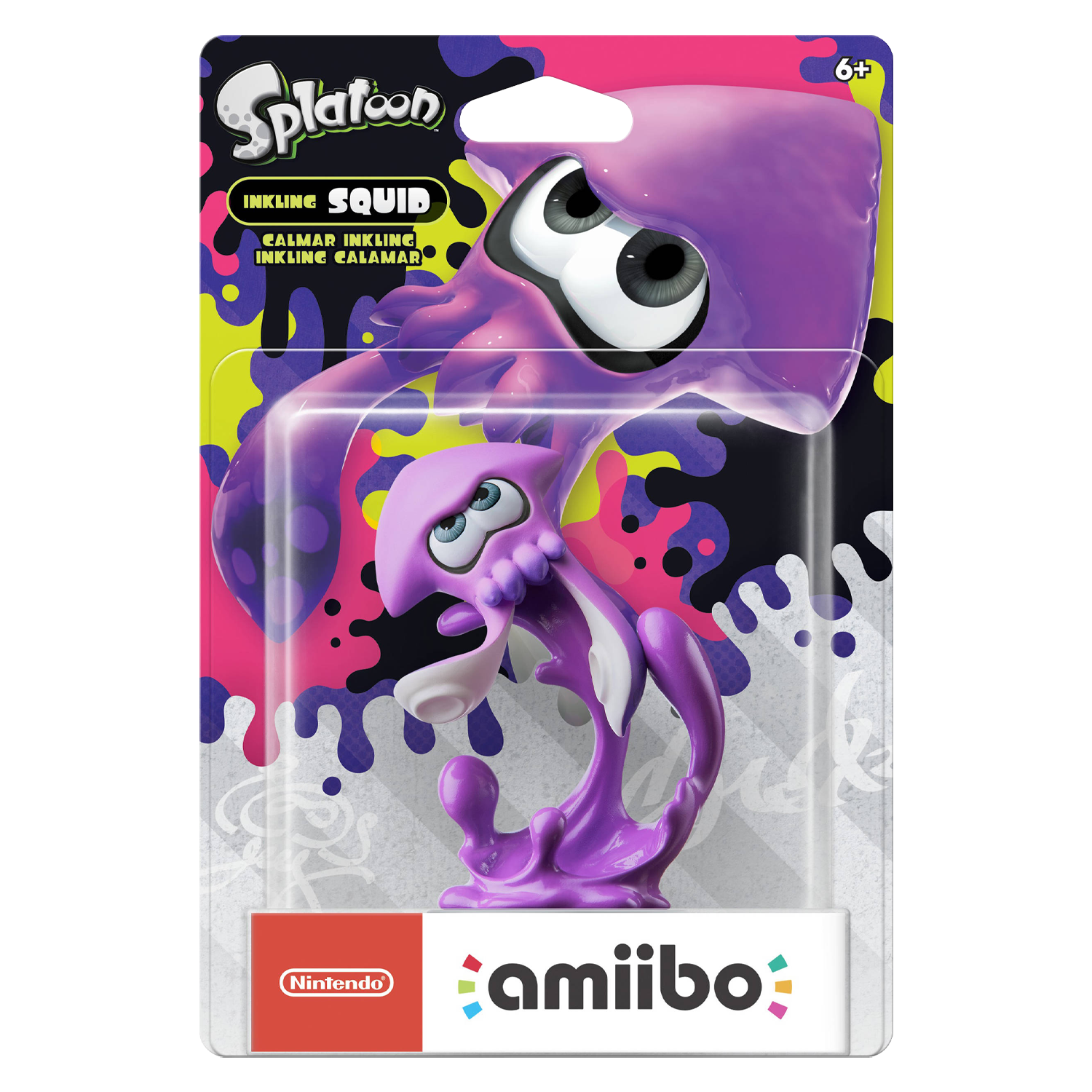 Boneco Amiibo Nintendo Inkling Squid (NVL-C-AEAL)
