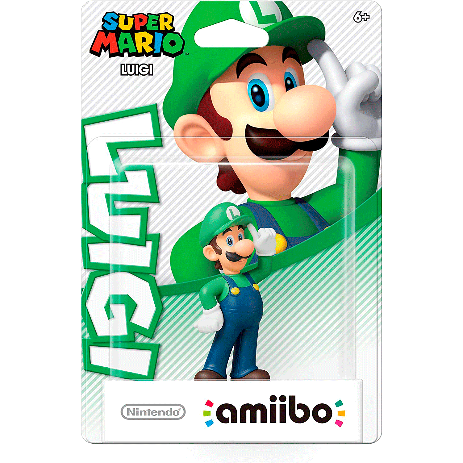 Boneco Amiibo Nintendo Luigi Super Mario - (NVL-C-ABAB)