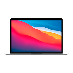 Apple Macbook Air MGN93BE/A M1 / Memória RAM 8GB / 256GB SSD / Tela 13.3" / Espanhol - Prata (2020)