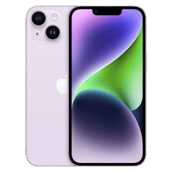 Celular Apple iPhone 14 128GB A2882 BE / 5G / Tela 6.1''/ Câmeras de 12MP+12MP e 12MP - Purple (SIM Físico+eSIM) (Anatel)

