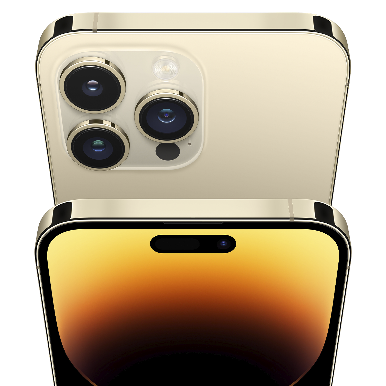 Celular Apple iPhone 14 Pro A2650 256GB / 5G / eSIM / Tela 6.1''/ Câmeras de 48MP+12MP+12MP e 12MP - Gold