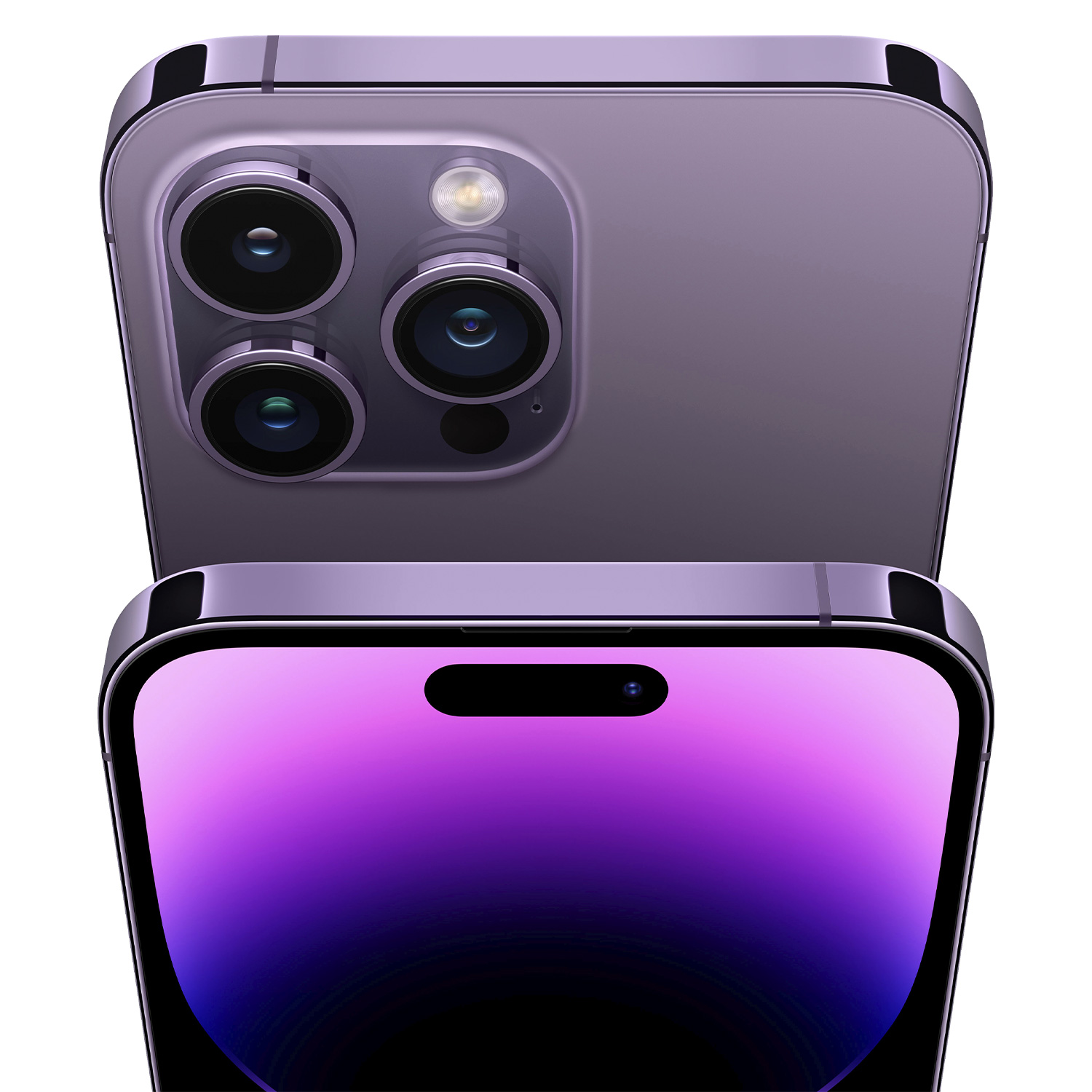 Celular Apple iPhone 14 Pro A2890 BE 256GB / 5G / ESIM / Tela 6.1"/ Câmeras de 48MP+12MP+12MP e 12MP - Purple (Anatel)