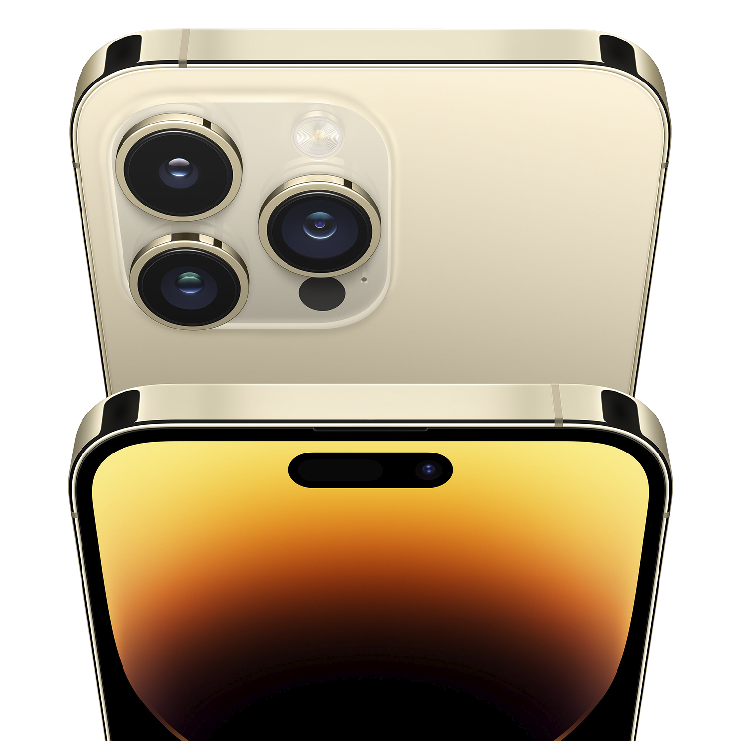 Celular Apple iPhone 14 Pro Max A2894 BE 128GB / 5G / Tela 6.7"/ Câmeras de 48MP+12MP+12MP e 12MP - Gold (SIM Fisico+eSim)(Anatel)