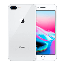 Celular Apple iPhone 8 Plus A1864/1897LL / 256GB / 3GB RAM / Tela 5.5''/ Câmeras 12MP + 12MP e 7MP - Prata (Só Aparelho) (SWAP A+)