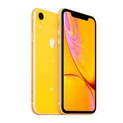 Celular Apple iPhone XR A1984/2105 64GB / 4G / Tela 6.1" / Câmeras 12MP e 7MP - Amarelo (Swap A) (Só Aparelho)

