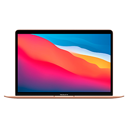 Notebook Apple Macbook Air MGND3BZ/A M1 / Memória RAM 8GB / SSD 256GB / Tela 13.3" -  Gold