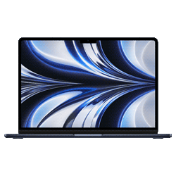 Notebook Apple Macbook Air MLY33LL/A M2 / Memória RAM 8GB / SSD 256GB / Tela 13.6" - Midnight (2022)
