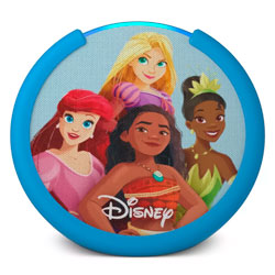 Amazon Echo Pop Kids Disney Princess Alexa 1ª Geração 2023 - Azul