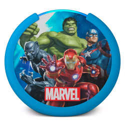 Amazon Echo Pop Kids Marvel's Avengers Alexa 1ª Geração 2023 - Azul