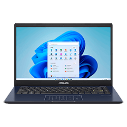 Notebook Asus E410MA-212.BNCR-11 Celeron-N4020 / 4GB / 64GB EMMC / Tela 14" / Windows 10 - Star Black