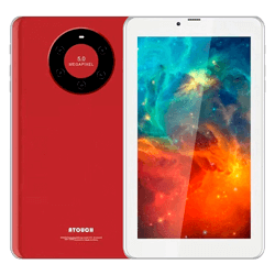 Tablet Atouch X13 / 128GB / 4GB RAM / Tela 7''/ Câmeras 2MP e 5MP / Android 9.0 - Vermelho 

