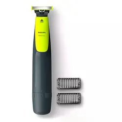 Barbeador Aparador Philips One Blade QP-2510 Recarregável / Bivolt - Preto e Verde
