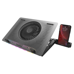 Cooler para Notebook Darkflash G200 Plus RGB - Preto (com Suporte para Celular )