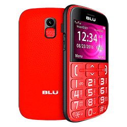 Celular Blu Joy J012 24MB / 32MB / Dual Sim / Tela 2.4'' - Vermelho