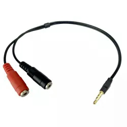 Adaptador de Headset Satellite HS102T P2 para Jack 3.5mm Duplo