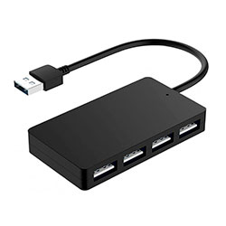 Adaptador Hub Satellite A-HUB13 USB 4 em 1 - Preto