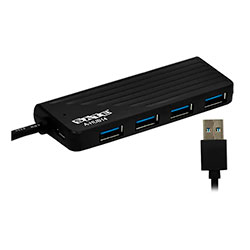 Adaptador Hub Satellite A-HUB14 USB 4 em 1 - Preto