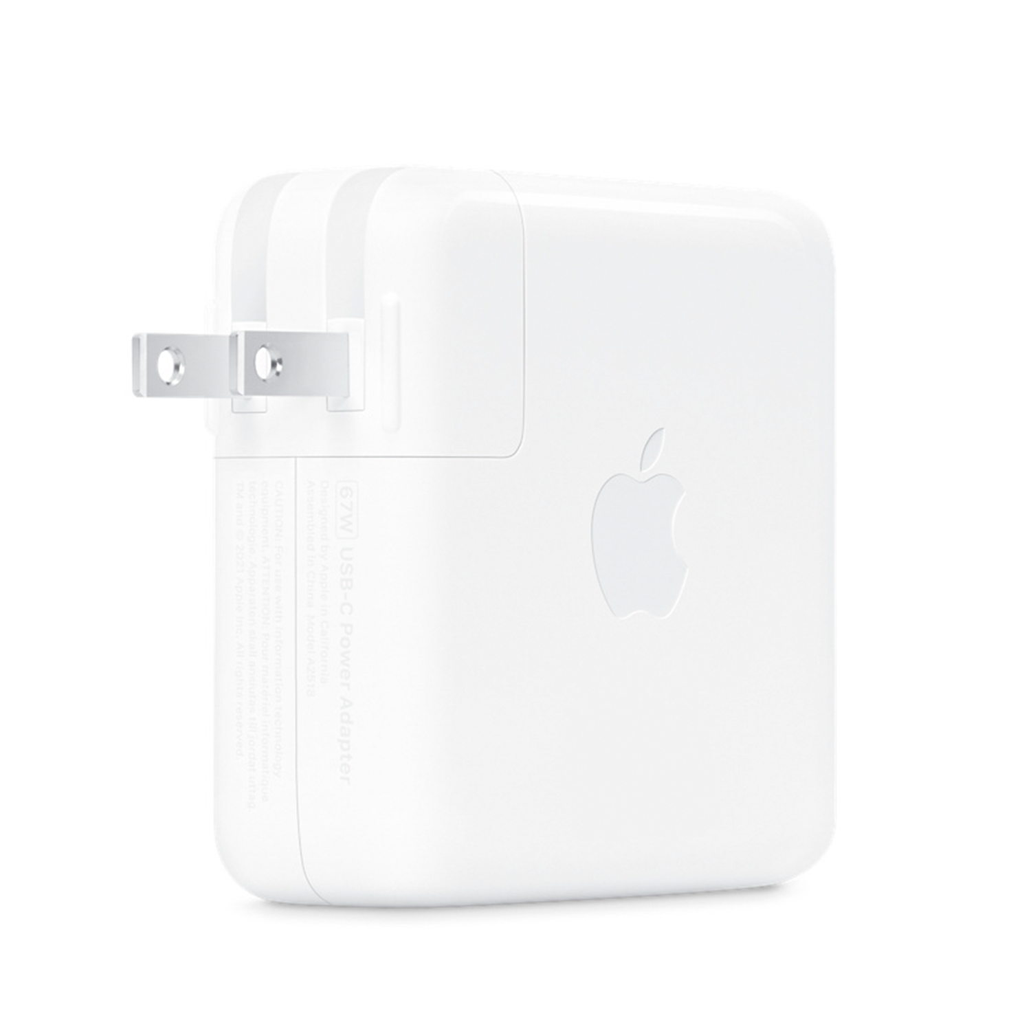 Carregador Apple para Macbook USB-C / 67W - Branco (MKU63AM/A)