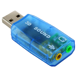 Adaptador de Áudio HLD USB 5.1 Comodow 3D