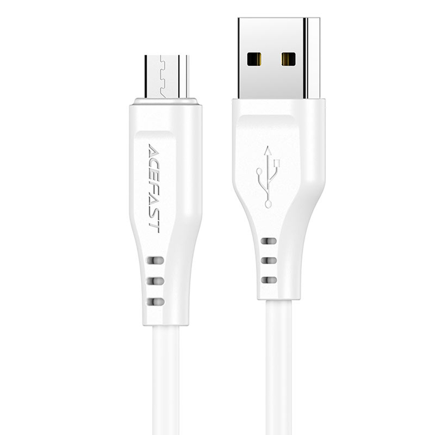 Cabo Acefast C3-09 USB-A para Micro USB 1.2 Metros - Branco