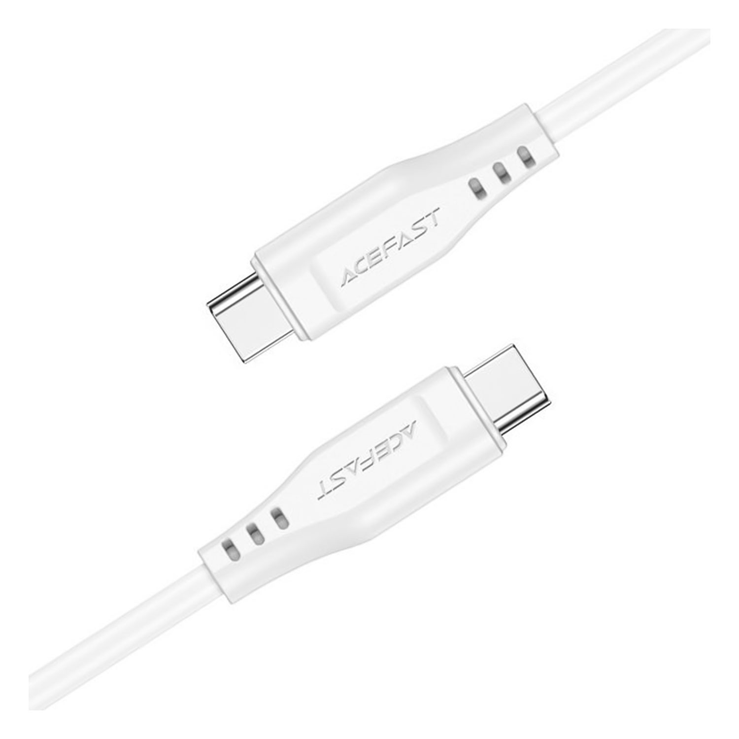 Cabo Acefast USB-C para USB-C 60W 1.20 Metros - Branco