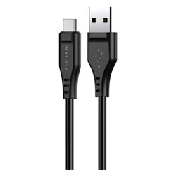 Cabo Acefast USB para USB-C 1.2 Metros - Preto