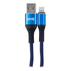 Cabo HYE HYE25BL USB-A para Lightning 1.2 Metros - Azul