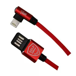 Cabo USB Gold Edition Ge-T03 para iOS/ 1 Metro - Vermelho