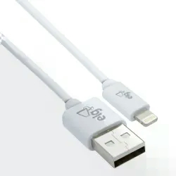 Cabo USB Lightning ELG C818 1.8 metros - Branco