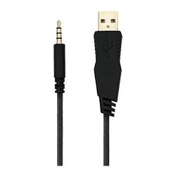 Cabo USB Para Headset Zeus Gaming H510 - Preto