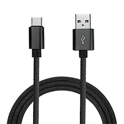 Cabo USB Xiaomi Mi Braided TIPO-C 1M - Preto (SJX10ZM)(SJV4109GL)