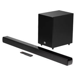Caixa de Som JBL Cinema Soundbar 2.1 SB170 110W Bluetooth / HDMI / USB Bivolt - Preto