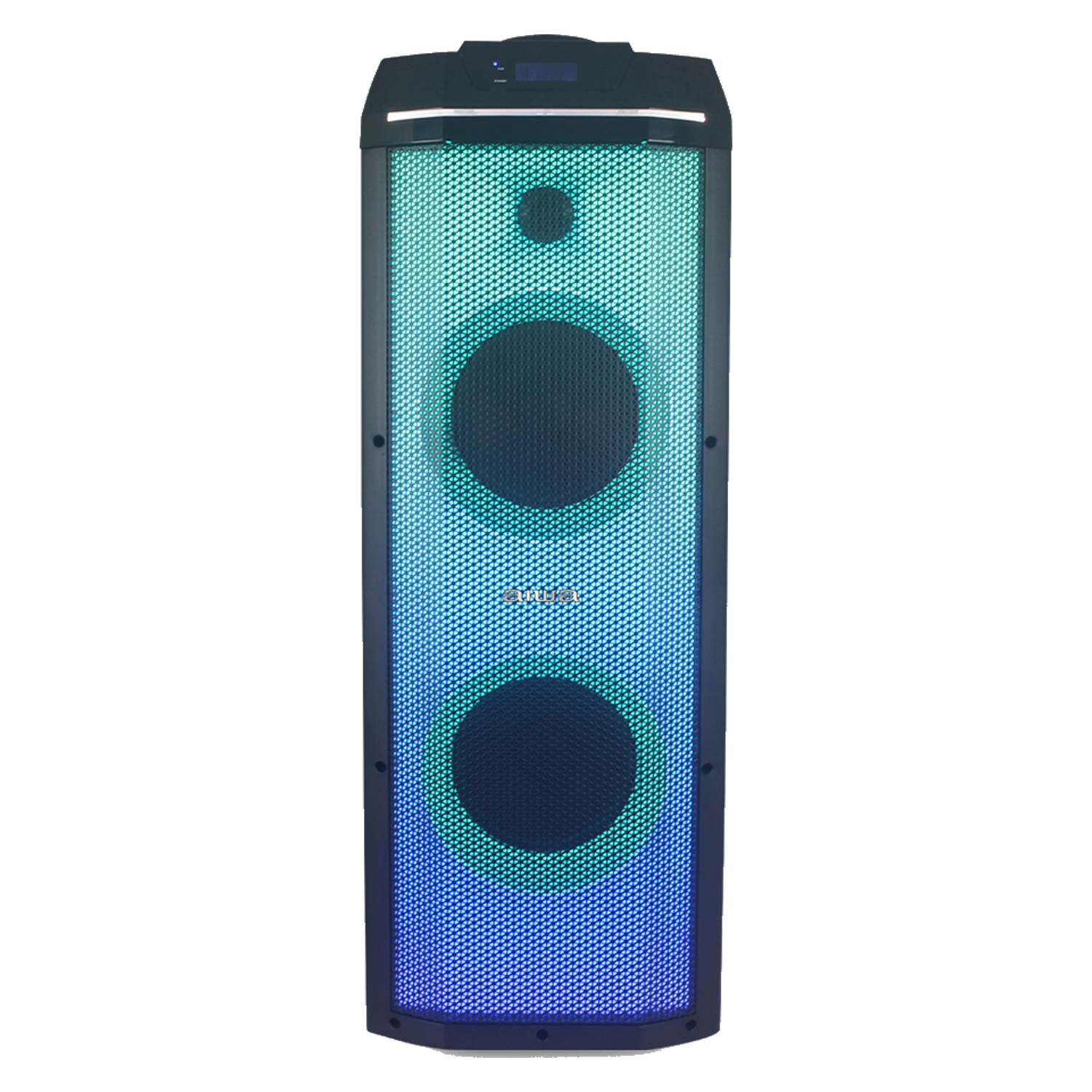 Caixa de Som Karaoke Aiwa AW-POK100D Bluetooth / USB / Auxiliar - Preto