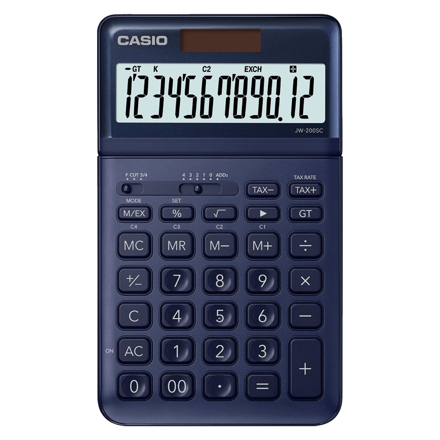Calculadora Casio JW-200SC-NY-N-DP / 12 Dígitos - Azul