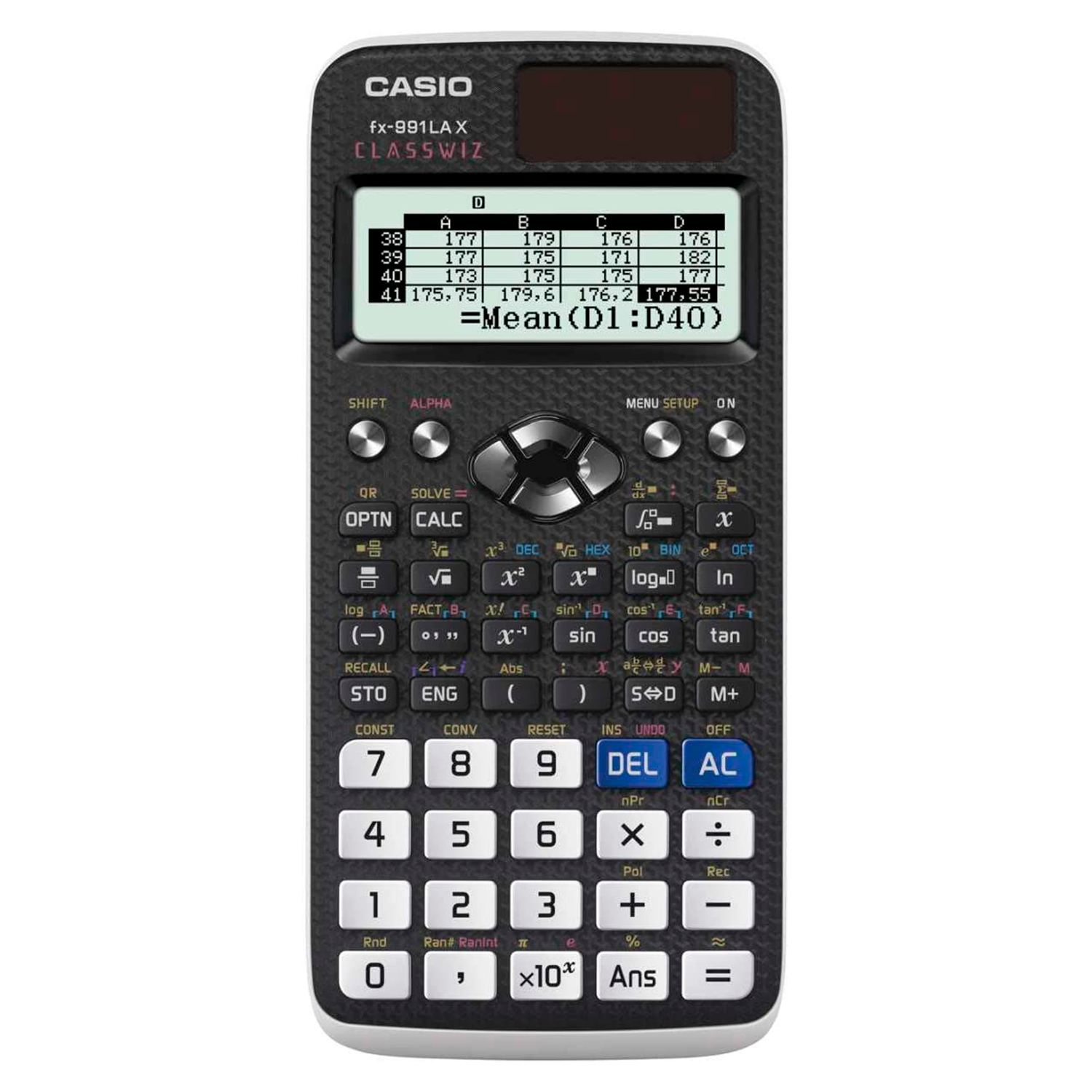 Calculadora Cientifica Casio FX-991LAX-BK-W-DH - Preto