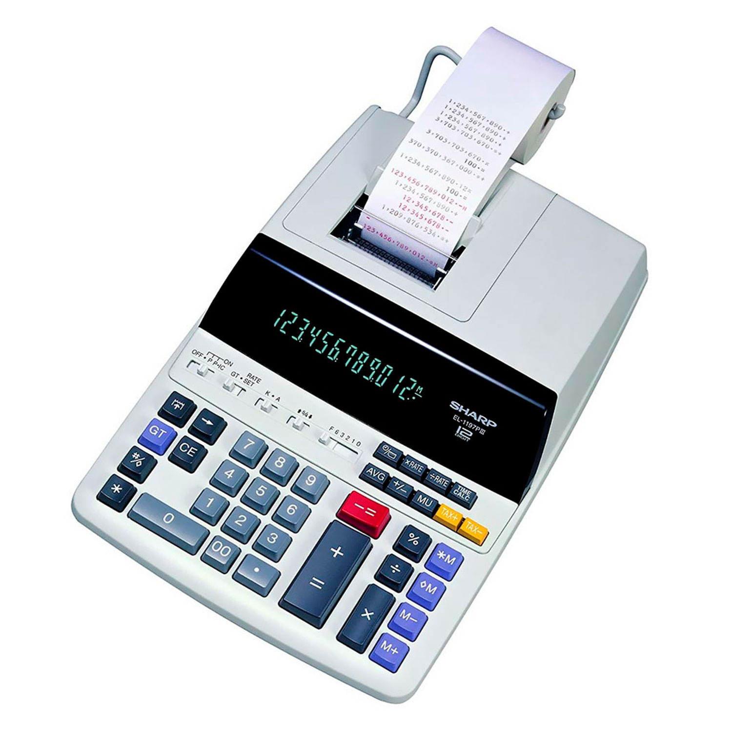 Calculadora com Impressão Sharp EL-1197P III 12 Dígitos 110V - Branco